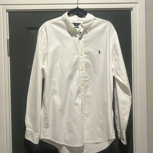 Large White Polo button down